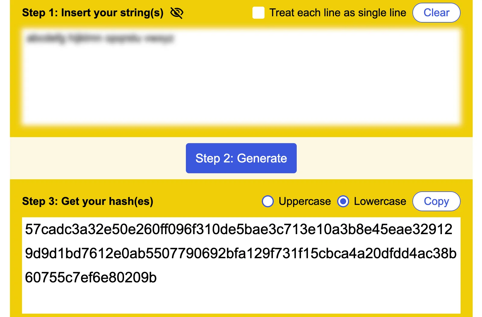 Strong SHA-512 Hash Generator